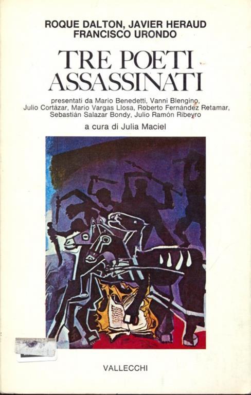 Tre poeti assassinati - copertina