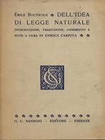 Dell'idea di legge naturale