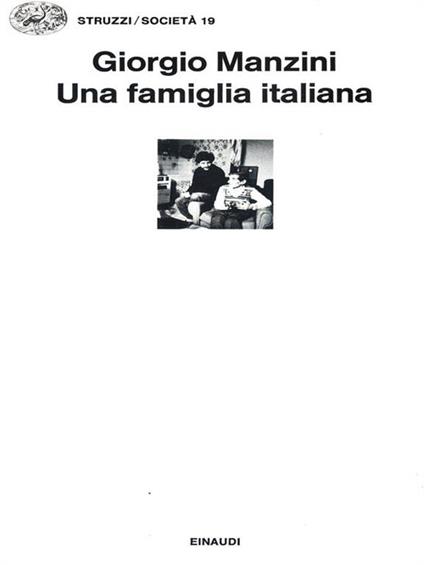 Una famiglia italiana - Giorgio Manzini - copertina