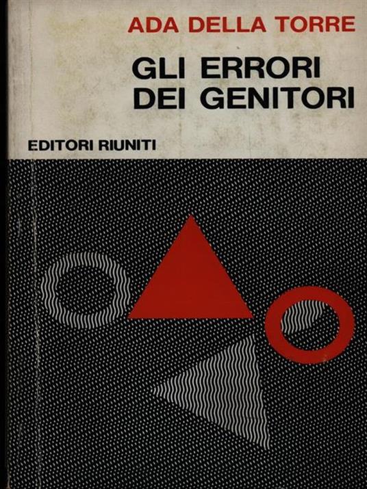 Gli errori dei genitori - Ada Della Torre - copertina