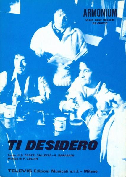 Ti desidero - copertina