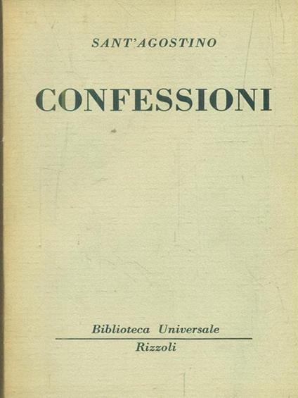Confessioni - Agostino (sant') - copertina