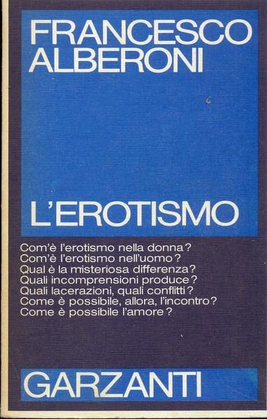 L' erotismo - Francesco Alberoni - copertina