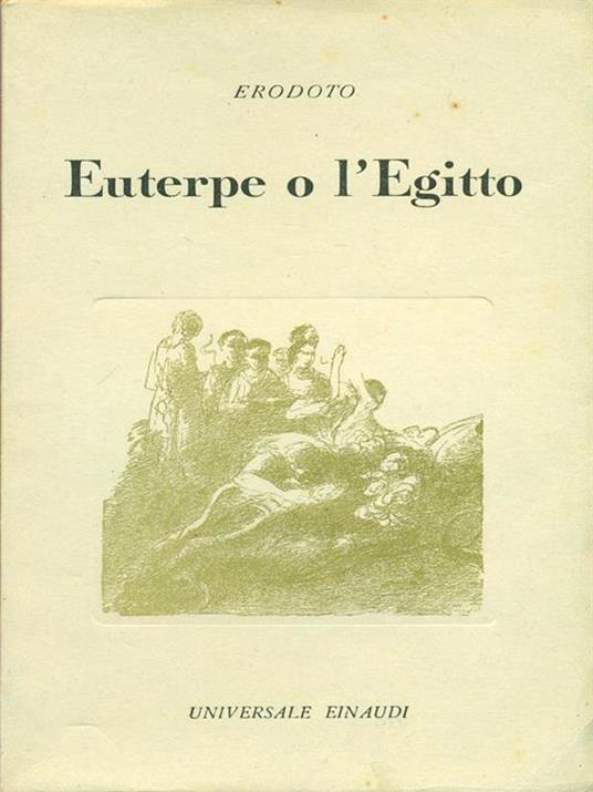 Euterpe o l'Egitto - Erodoto - copertina
