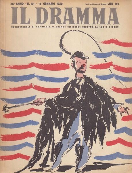 Il dramma n.101 15 gennaio 1950 Pezzenti in paradiso - André Obey - copertina