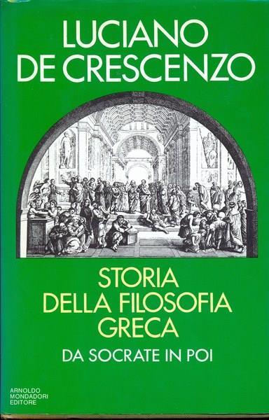 Storia della filosofia greca - Luciano De Crescenzo - copertina