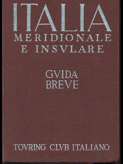 Italia meridionale e insulare - copertina