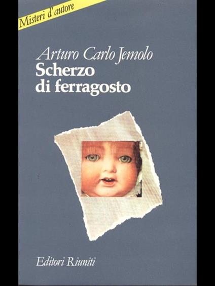 Scherzo di ferragosto - Arturo Carlo Jemolo - copertina