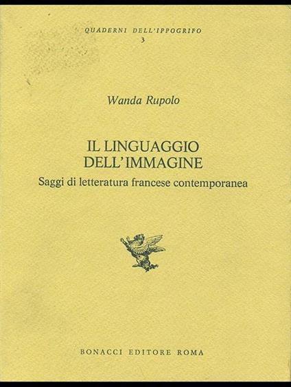 Il linguaggio dell'immagine - Wanda Rupolo - copertina