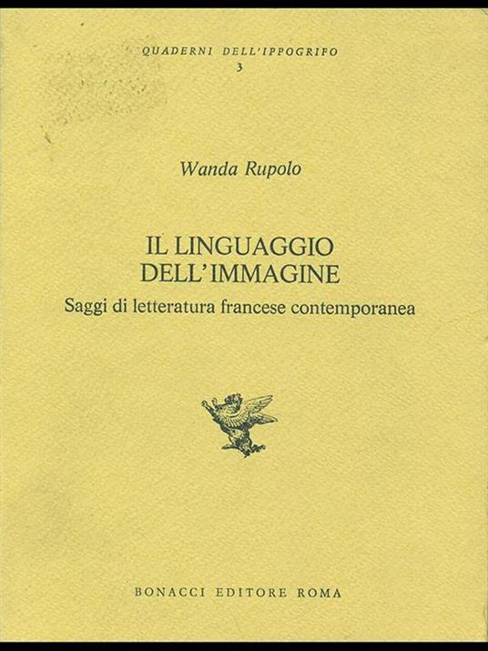 Il linguaggio dell'immagine - Wanda Rupolo - copertina