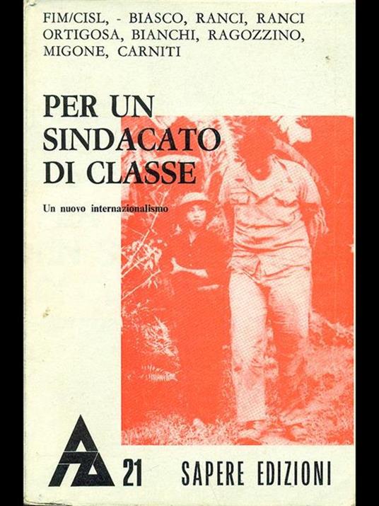Per un sindacato di classe - copertina