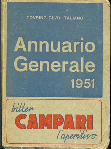 Annuario generale 1951 - copertina