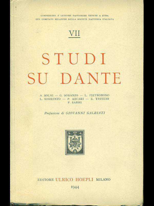 Studi su Dante