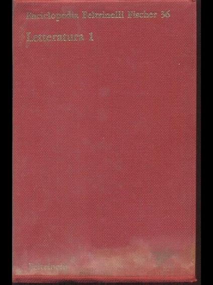 Letteratura 1 - Gabriele Scaramuzza - copertina