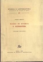 Saggi di storia e letteratura