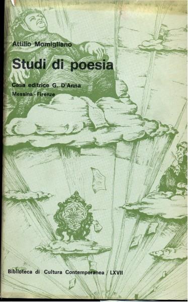 Studi di Poesia - Attilio Momigliano - copertina