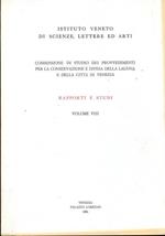 Rapporti e studi. Volume VIII