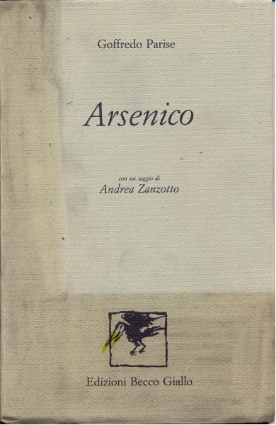Arsenico - Goffredo Parise - copertina