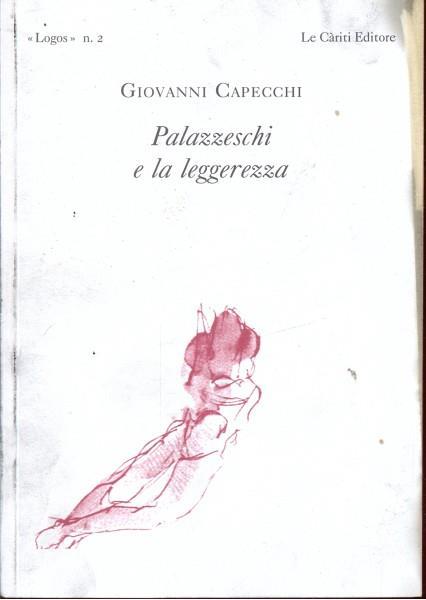 Palazzeschi e la leggerezza - Giovanni Capecchi - copertina
