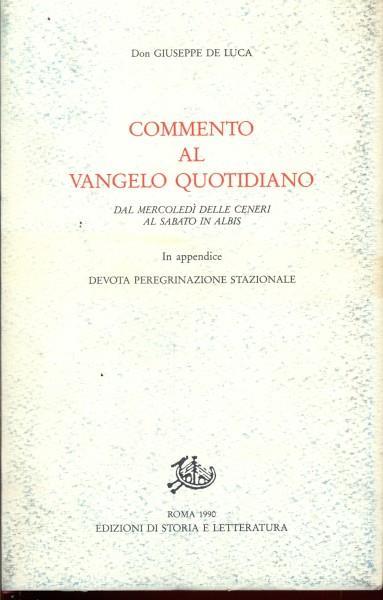 Commento al Vangelo quotidiano dal mercoledì delle ceneri al sabato in albis - copertina