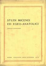 Studi Micenei ed Egeo-Anatolici. Vol. XV