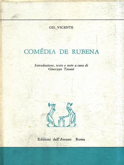 Comèdia de Rubena - Gil Vicente - copertina