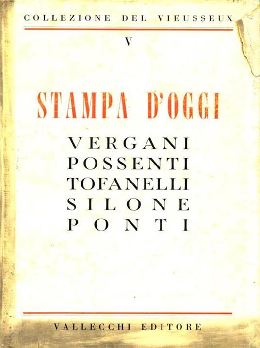 Stampa d'oggi - copertina