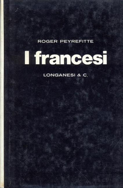 I francesi - Roger Peyrefitte - copertina