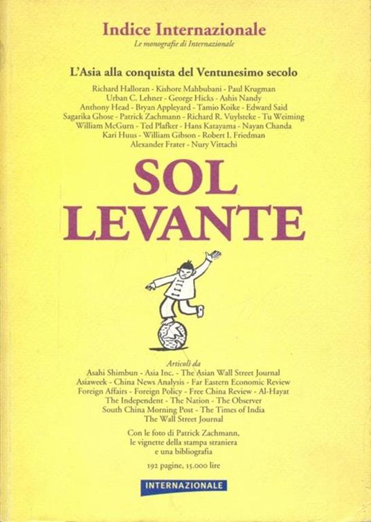 Sol levante - copertina