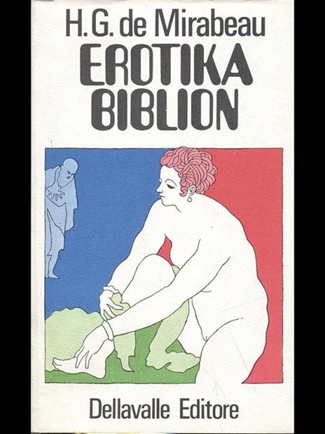 Erotika Biblion - Honoré G. comte de Mirabeau - copertina
