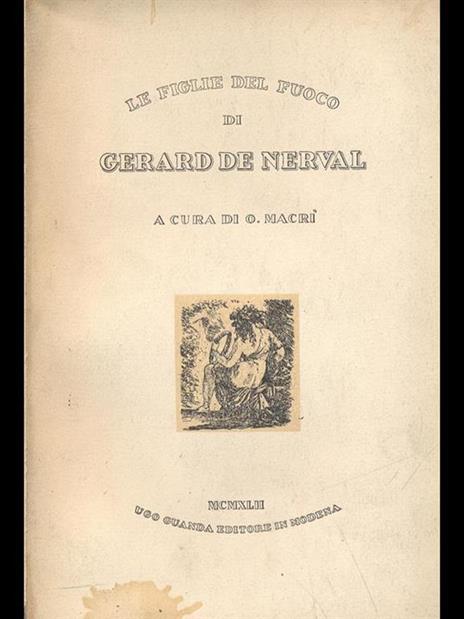 Le figlie del fuoco - Gérard de Nerval - copertina