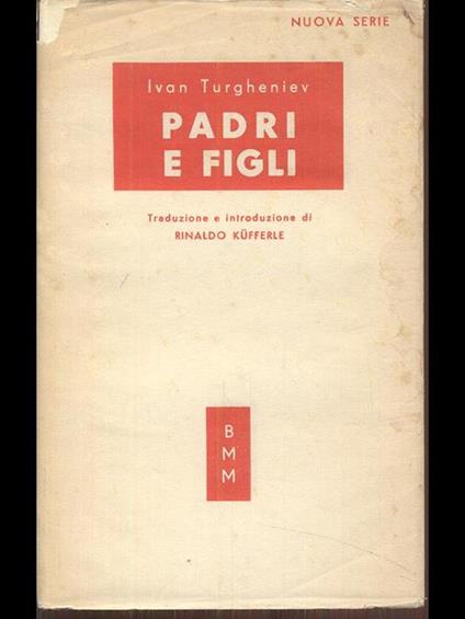 Padri e figli - Ivan Turgenev - copertina