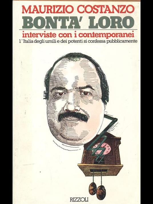 Bontà loro - Maurizio Costanzo - copertina