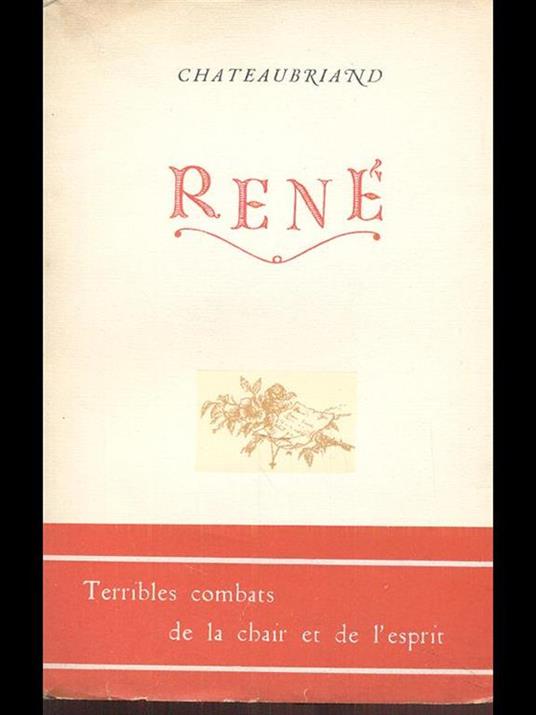 Rene' - François-René de Chateaubriand - copertina