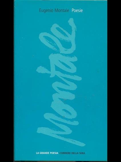 Poesie - Eugenio Montale - copertina
