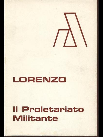 Il proletariato militante - Anselmo Lorenzo - copertina