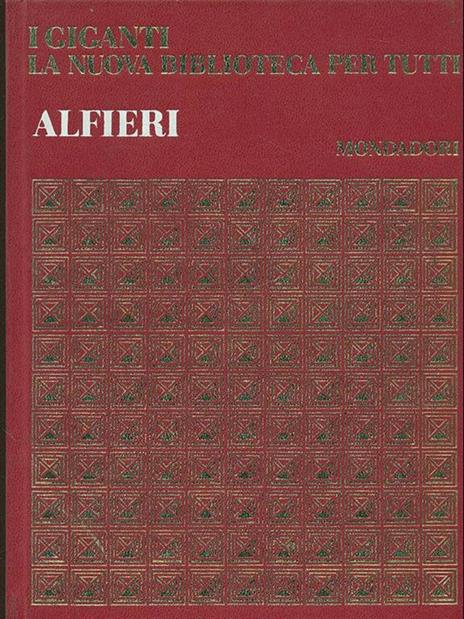 Alfieri. Opere - Vittorio Alfieri - 8