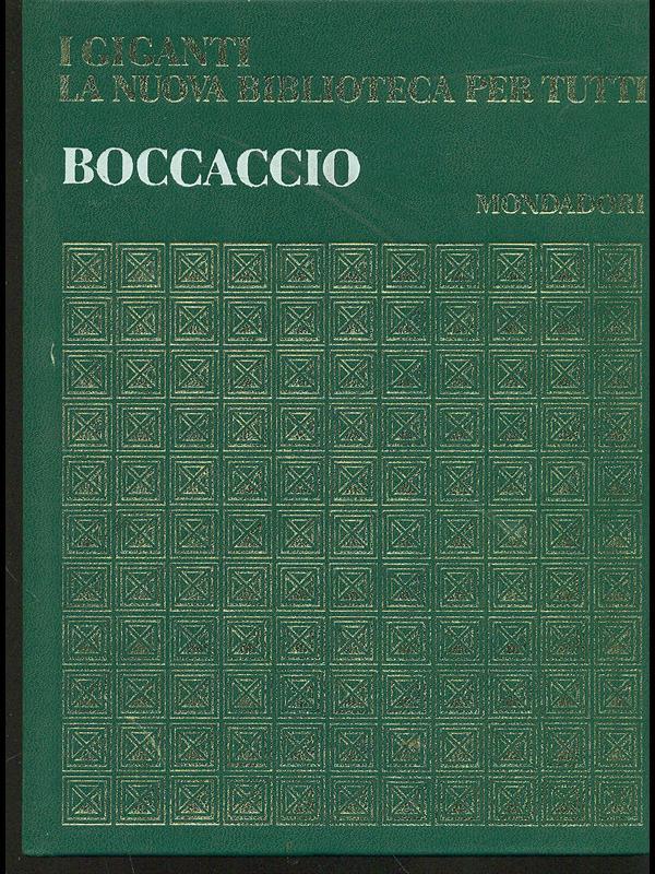 Boccaccio. Opere
