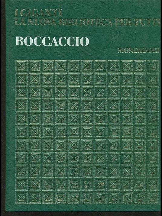 Boccaccio. Opere - Giovanni Boccaccio - copertina