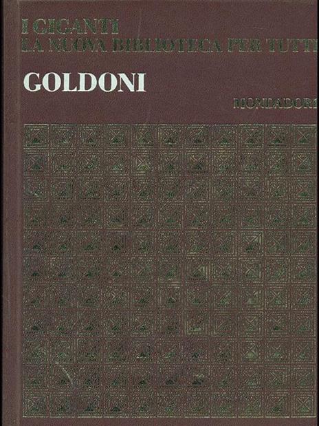 Goldoni - copertina
