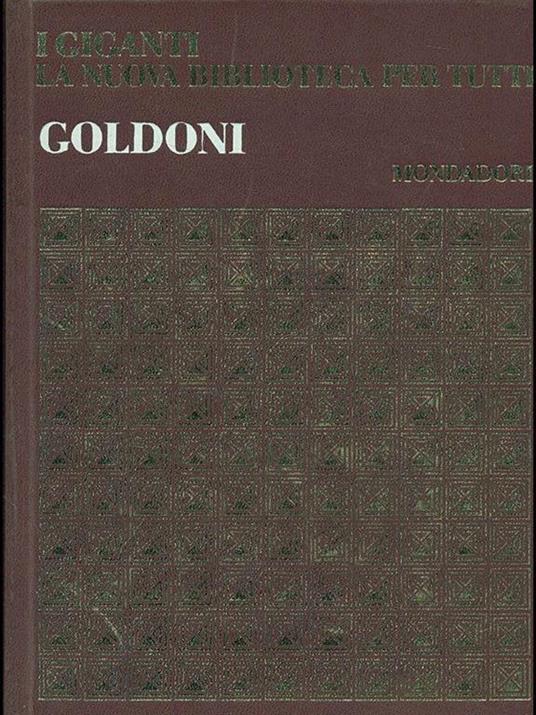 Goldoni - copertina