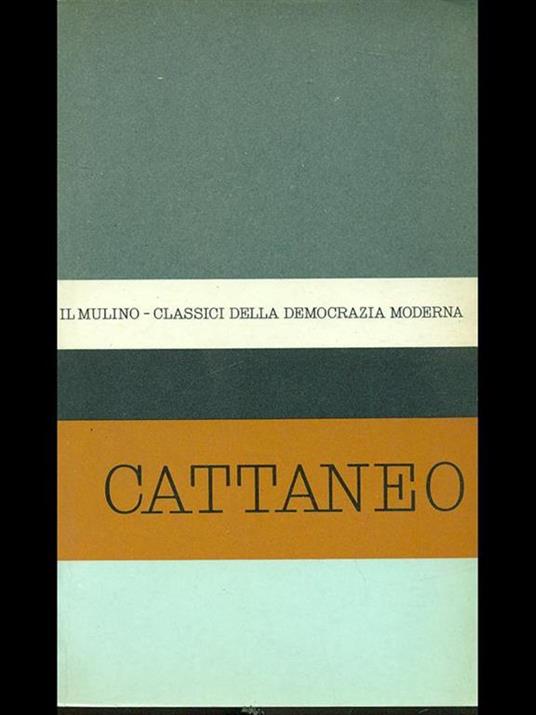 Cattaneo - Giuseppe Galasso - copertina