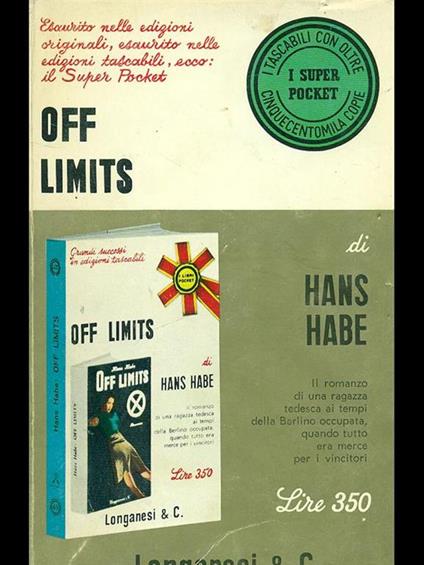 Off Limits - Hans Habe - copertina