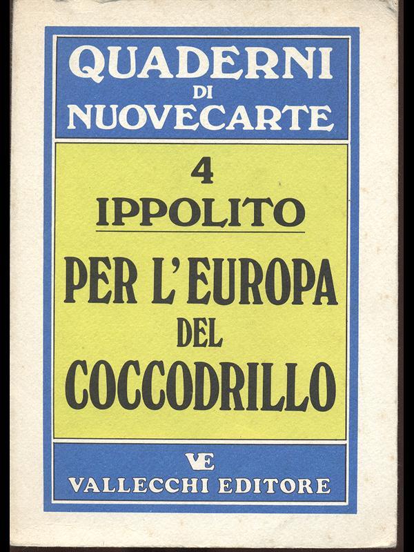 Per l'europa del coccodrillo