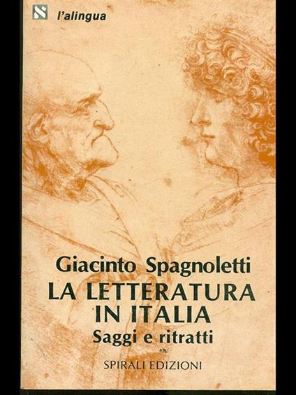 La letteratura in Italia - Giacinto Spagnoletti - copertina