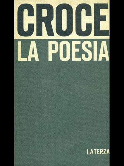 La poesia - Benedetto Croce - copertina