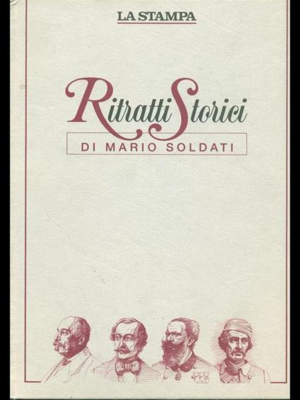 Ritratti storici - Mario Soldati - copertina