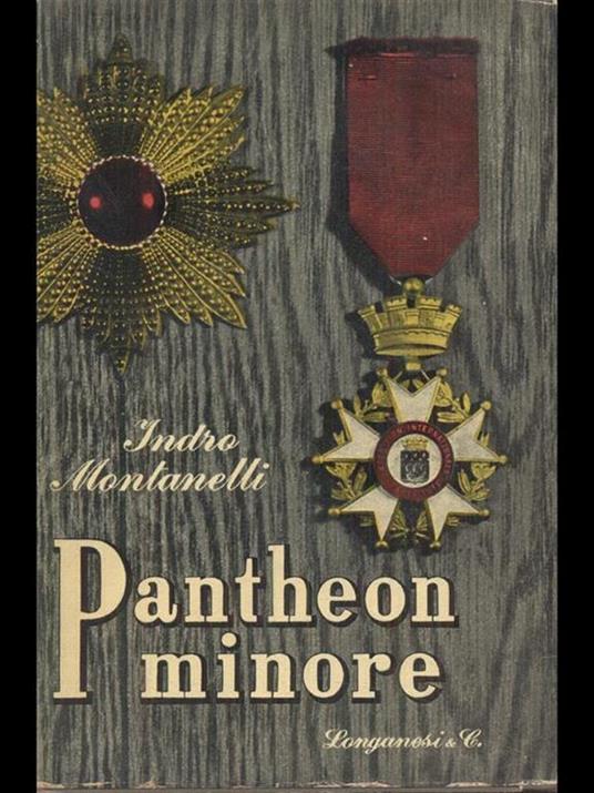 Pantheon minore - Indro Montanelli - copertina