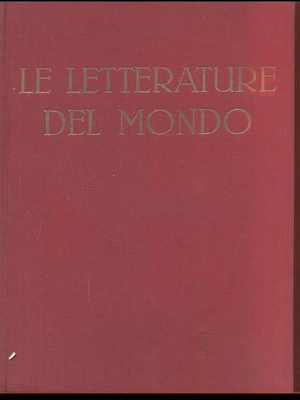 Le letterature del Mondo - Giacomo Prampolini - copertina