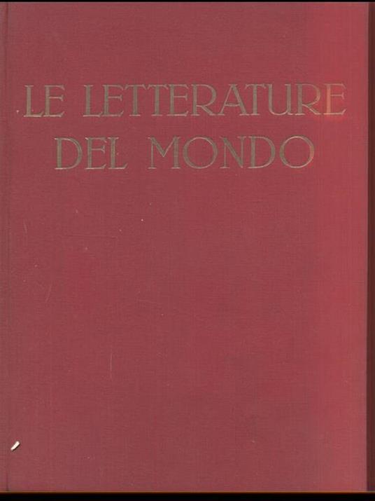 Le letterature del Mondo - Giacomo Prampolini - copertina